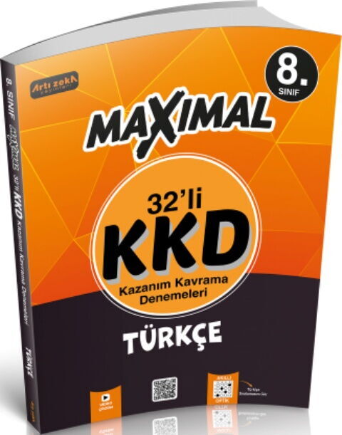Artı Zeka Yayınları 8. Sınıf Türkçe 32 li Haftalık Kazanım Kavrama Denemeleri