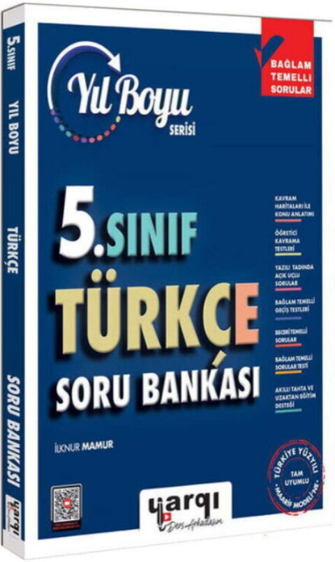 Ders Arkadaşım 5. Sınıf Türkçe Yıl Boyu Soru Bankası