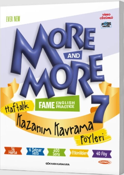 Kurmay ELT 7. Sınıf More & More Haftalık Kazanım Kavrama Föyleri