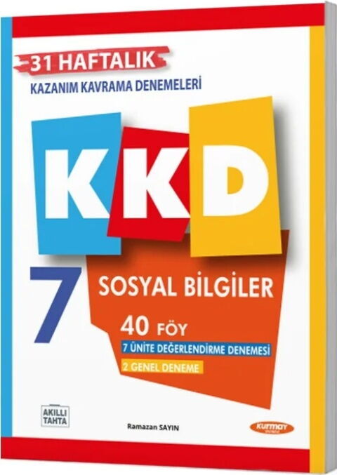 Kurmay ELT 7. Sınıf Sosyal Bilgiler Haftalık Kazanım Kavrama Denemeleri