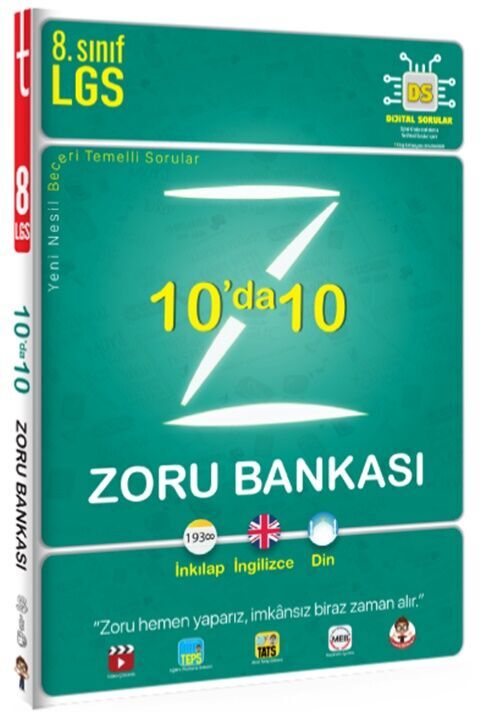 Tonguç Akademi 8. Sınıf 10 da 10 Zoru Bankası