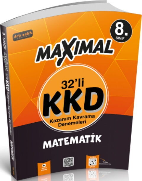 Artı Zeka Yayınları 8. Sınıf Matematik 32 li Haftalık Kazanım Kavrama Denemeleri