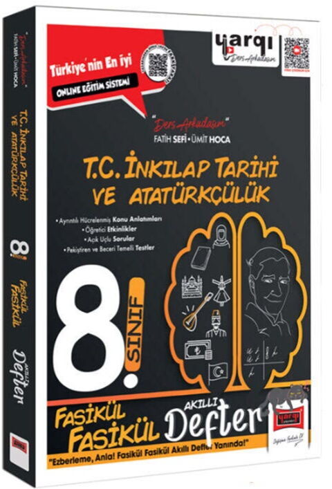 Ders Arkadaşım 8. Sınıf T.C İnkılap Tarihi ve Atatürkçülük Fasikül Fasikül Akıllı Defter