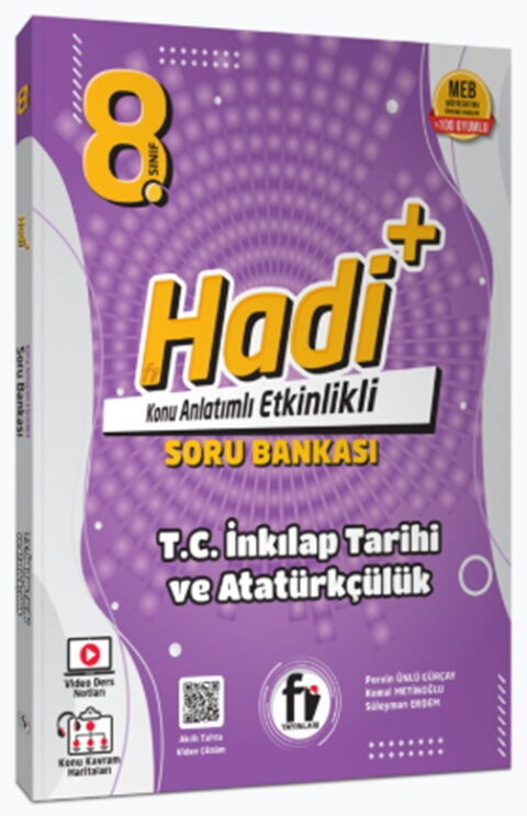 Fi Yayınları 8. Sınıf Hadi+ T.C. inkılap Tarihi ve Atatürkçülük Konu Anlatımlı ve Soru Bankası