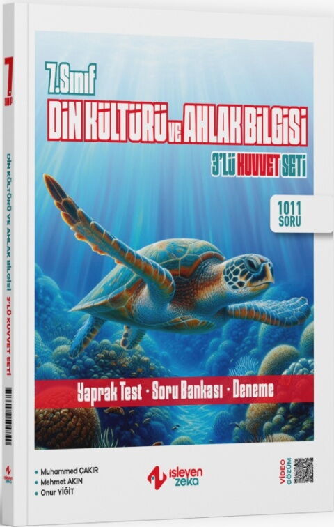 İşleyen Zeka 7. Sınıf Din Kültürü ve Ahlak Bilgisi 3 lü Kuvvet Serisi Seti