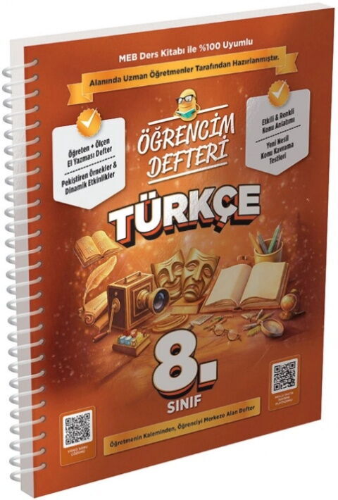 Murat Yayınları 8. Sınıf Türkçe Öğrencim Defteri