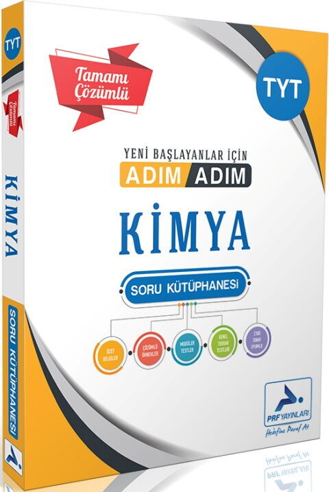 Paraf Yayınları TYT Kimya Yeni Başlayanlar İçin Adım Adım Soru Kütüphanesi