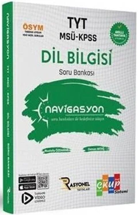 Rasyonel Yayınları TYT MSÜ KPSS Dil Bilgisi Soru Bankası