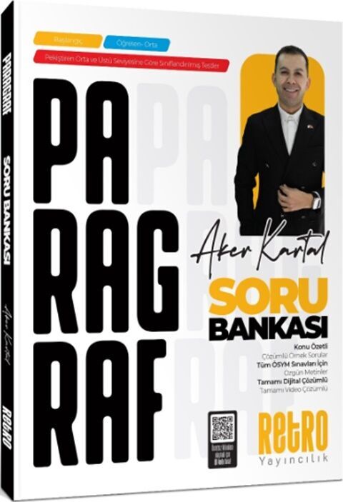 Retro Yayıncılık Aker Kartal Tüm Sınavlar İçin Paragraf Soru Bankası