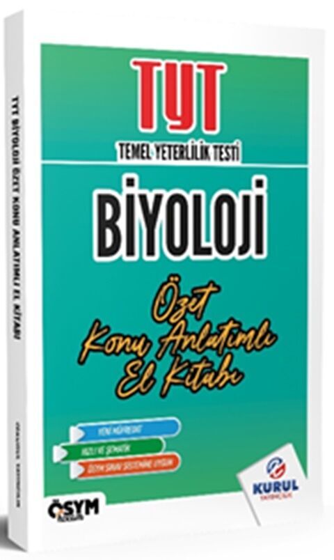 Kurul Yayıncılık TYT Biyoloji Özet Konu Anlatımlı El Kitabı