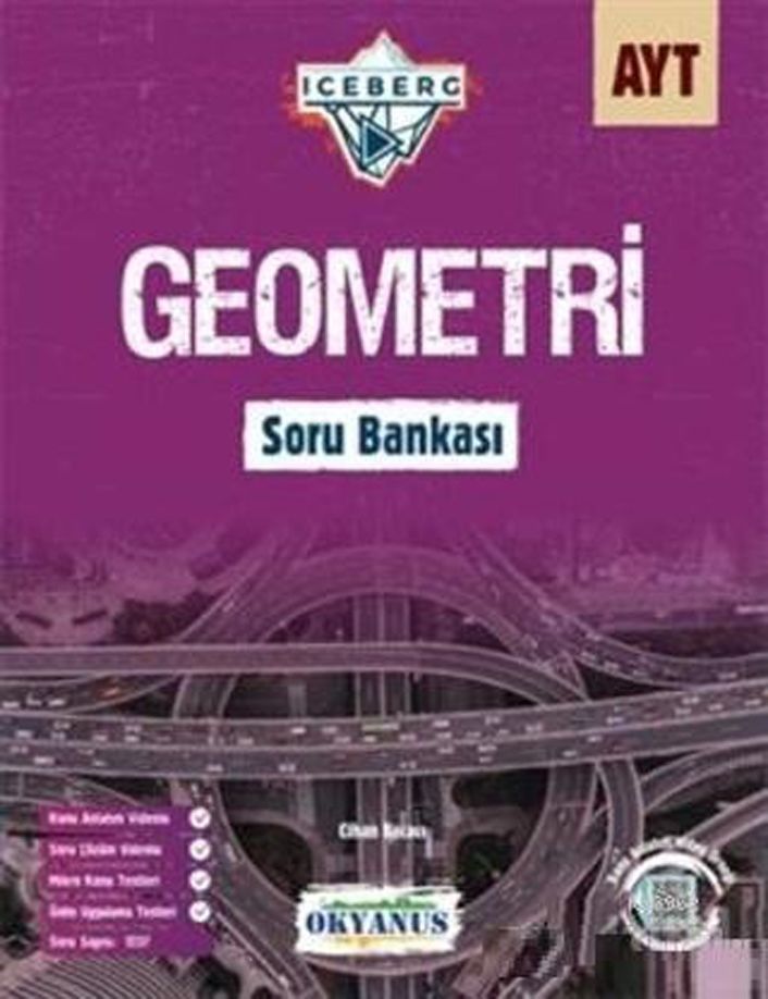 Okyanus Yayınları AYT Geometri Iceberg Soru Bankası