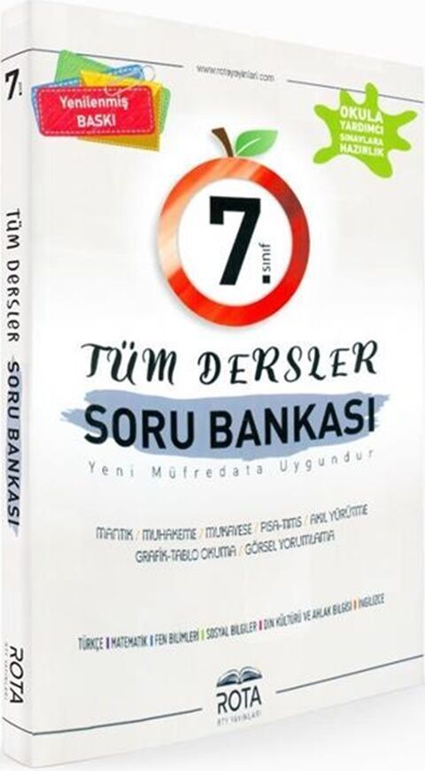 Rota Yayınları 7. Sınıf Tüm Dersler Soru Bankası