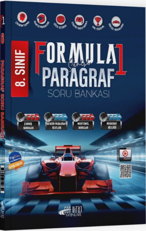 Son Viraj Yayınları 8. Sınıf LGS Paragraf Formula 1 Serisi Soru Bankası