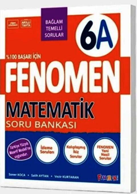 Fenomen Okul Yayınları 6. Sınıf Matematik A Fenomen Soru Bankası