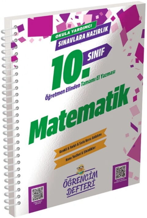Murat Yayınları 10. Sınıf Matematik Öğrencim Defteri