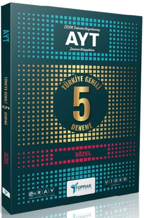 Toprak Yayıncılık AYT Sözel 5 li Paket Deneme