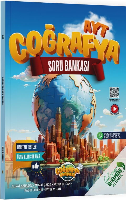 Coğrafya Gurmesi Yayınları AYT Coğrafya Soru Bankası