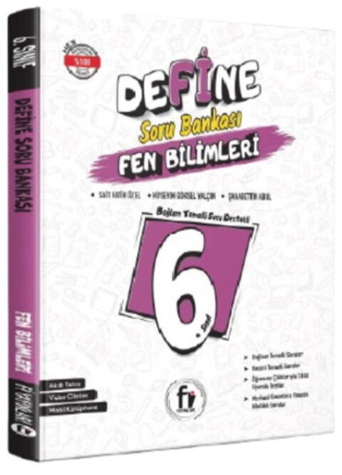 Fi Yayınları 6. Sınıf Define Fen Bilimleri Soru Bankası