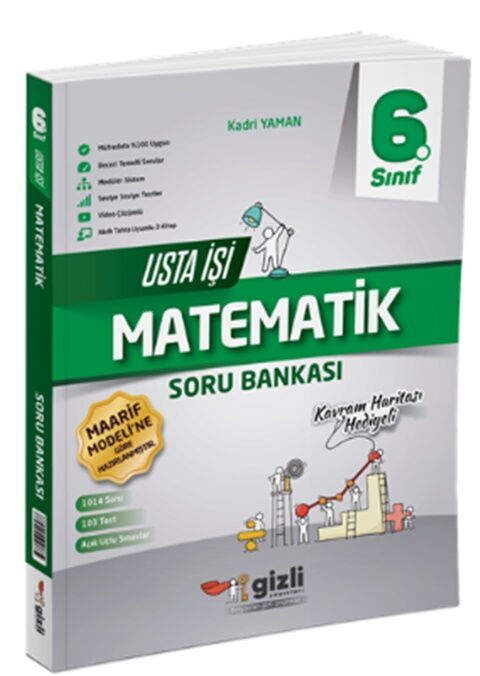 Gizli Yayınları 6. Sınıf Matematik Usta İşi Soru Bankası Kavram Haritası