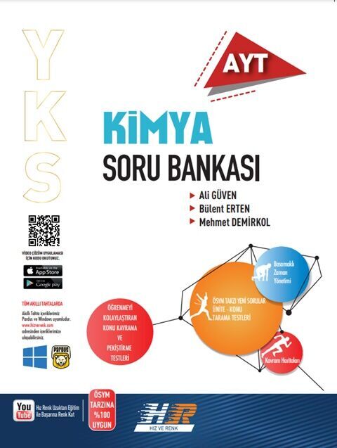 Hız ve Renk AYT Kimya Soru Bankası