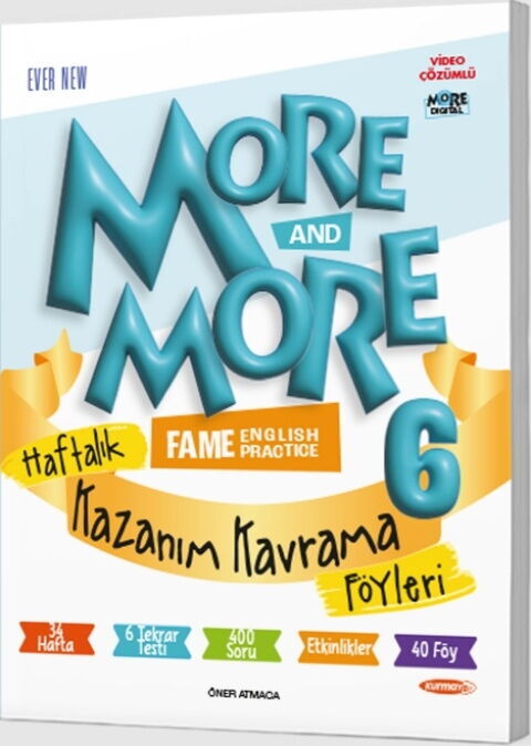 Kurmay ELT 6. Sınıf More & More Haftalık Kazanım Kavrama Föyleri