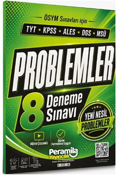 Peramila TYT KPSS ALES DGS MSÜ Problemler 8 Deneme