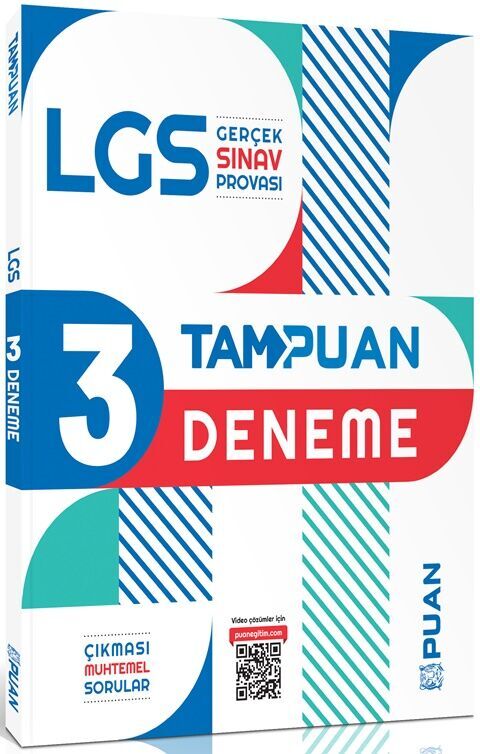 Puan Yayınları 8. Sınıf LGS Tam Puan 3 Deneme