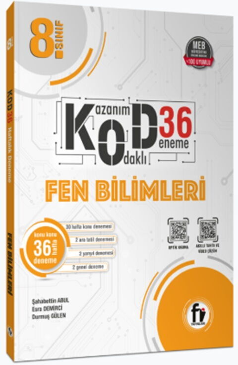 Fi Yayınları 8. Sınıf Fen Bilimleri Kod 36 Deneme