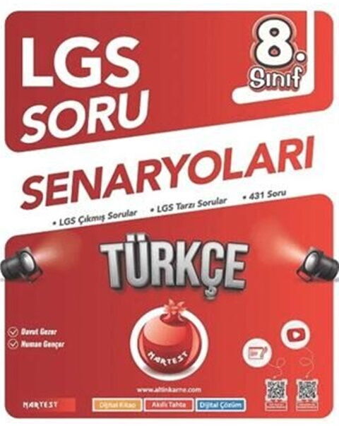 Nartest Yayınevi 8. Sınıf LGS Türkçe Soru Senaryoları