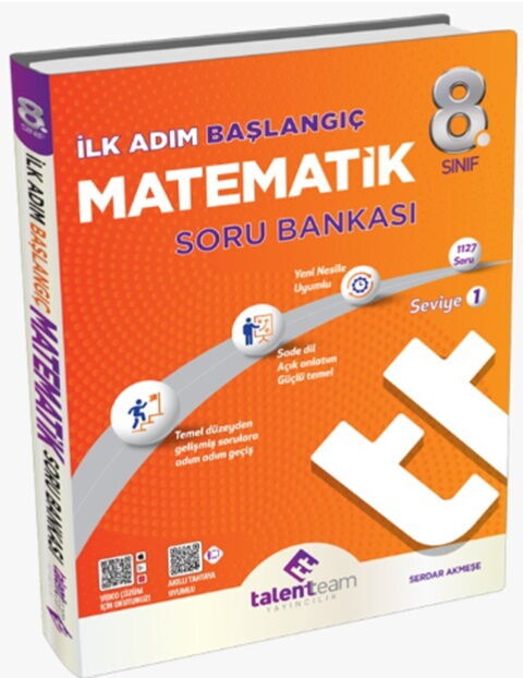 Talentteam Yayınları 8. Sınıf Matematik İlk Adım Başlangıç Soru Bankası