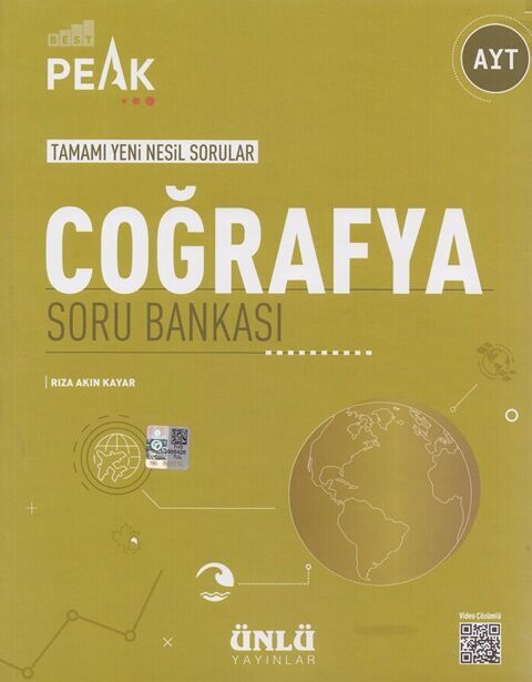 Ünlü Yayıncılık AYT Coğrafya Best Peak Soru Bankası
