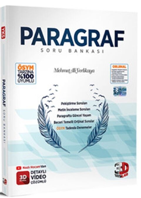 3D Yayınları Paragraf Konu Özetli Soru Bankası