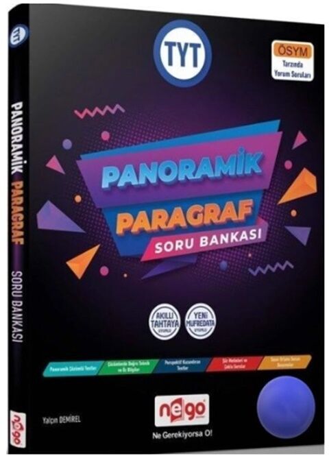 Nego Yayınları TYT Panoramik Paragraf Soru Bankası