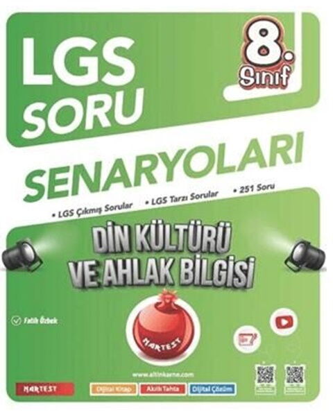 Nartest Yayınevi 8. Sınıf LGS Din Kültürü ve Ahlak Bilgisi Soru Senaryoları