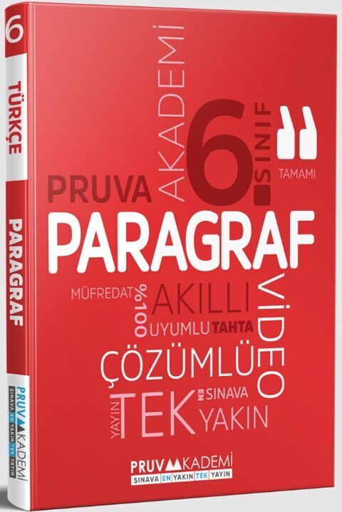 Pruva Akademi 6. Sınıf Paragraf Soru Bankası