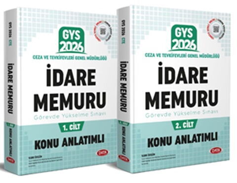 Data Yayınları 2026 GYS Ceza ve Tevkifevleri Genel Müdürlüğü İdare Memuru Konu Anlatımlı 1 ve 2