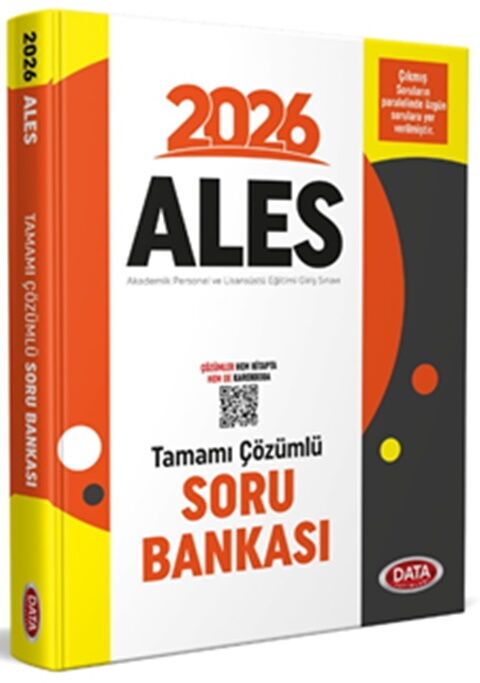 Data Yayınları ALES Tamamı Çözümlü Soru Bankası