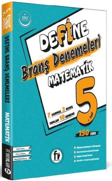 Fi Yayınları 5. Sınıf Define Matematik Branş Denemeleri