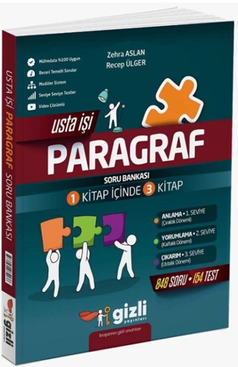 Gizli Yayınları 7. ve 8. Sınıflar İçin Usta İşi Paragraf