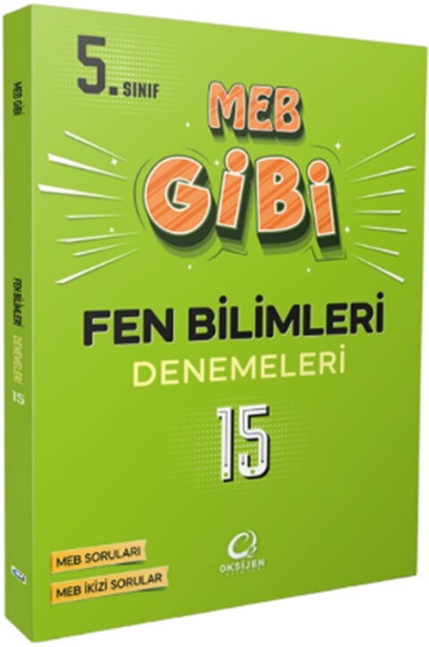 Oksijen Yayınları 5. Sınıf Fen Bilimleri MEB Gibi Branş Denemeleri