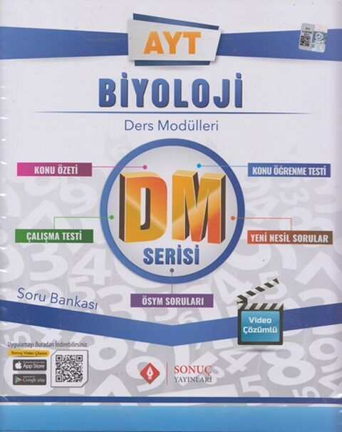 Sonuç Yayınları AYT Biyoloji DM Serisi Ders Modülleri
