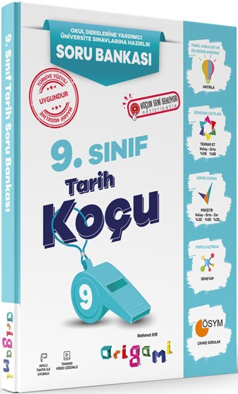 Tammat Yayıncılık 9. Sınıf Tarih Origami Soru Bankası