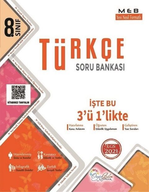 Özgün Bilim Yayınları 8. Sınıf LGS Türkçe Soru Bankası