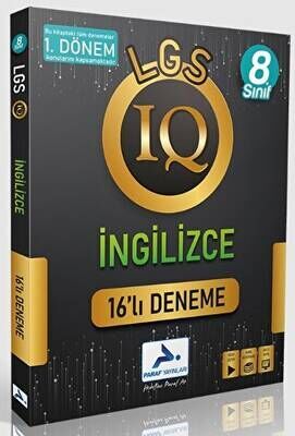Paraf Yayınları 8. Sınıf IQ İngilizce 16 lı Deneme 1. Dönem Konuları