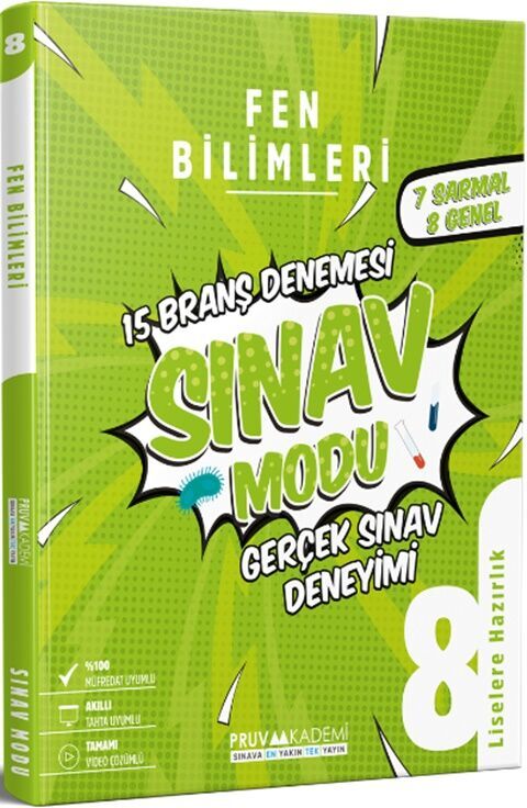 Pruva Akademi 8. Sınıf Fen Bilgisi Branş Denemesi