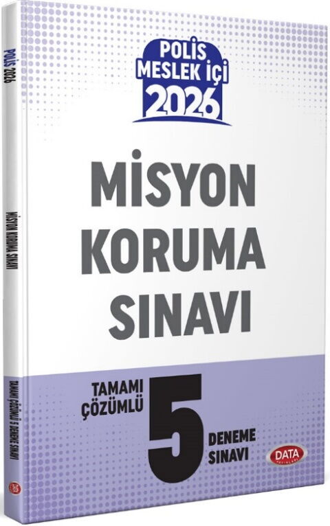 Data Yayınları 2026 Polis Misyon Koruma Sınavı 5 Deneme