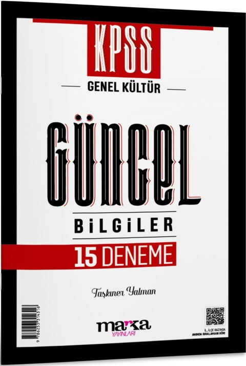 Marka Yayınları KPSS Güncel Bilgiler 15 Deneme