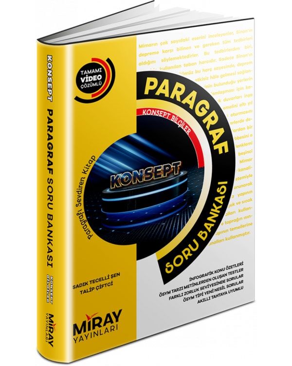 Miray Yayınları TYT Paragraf Soru Bankası,Kitapİşler - İşler Kitabevleri