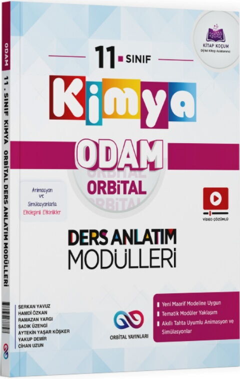 Orbital Yayınları 11. Sınıf Kimya Odam Orbital Ders Anlatım Modülleri