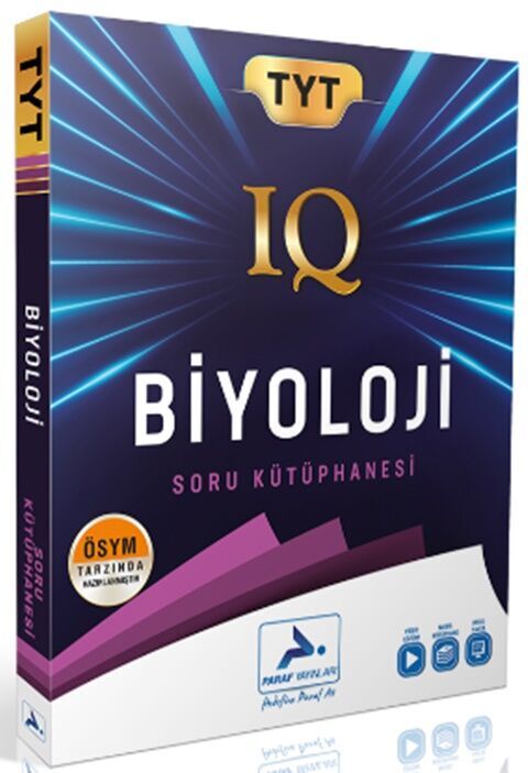 Paraf Yayınları TYT IQ Biyoloji Soru Bankası